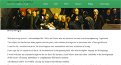 Desktop Screenshot of historyofsurgery.co.uk